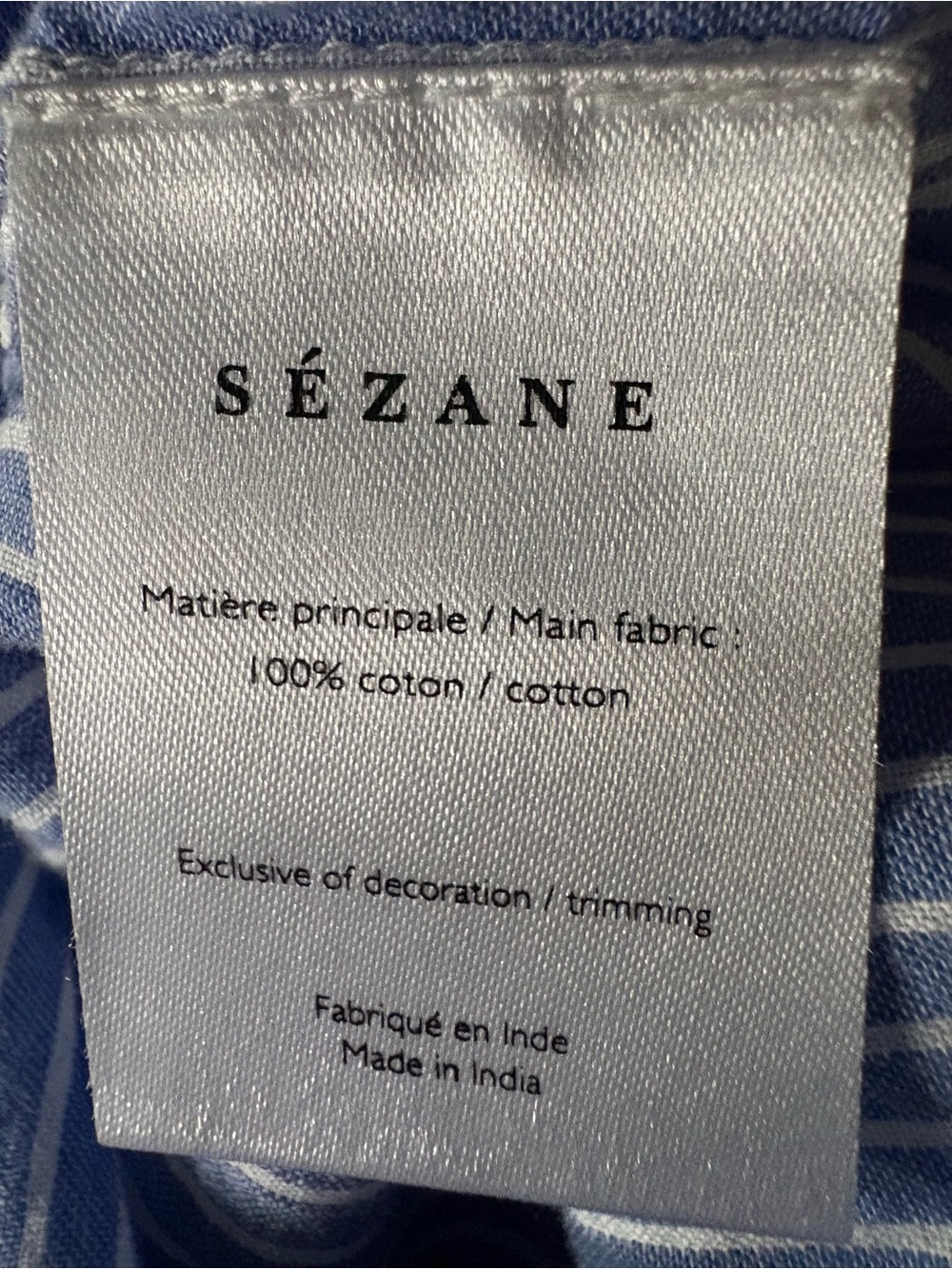 Sezane Ruffle Blouse 🩵 - Picture 6 of 6